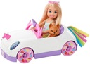 Кукла БАРБИ Челси с собакой + автомобиль-единорог