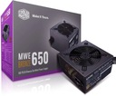 Cooler Master zasilacz MWE Bronze 650W V2, 80+ Bronze Chłodzenie wentylator 120 mm