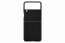 Samsung Kožený zadný kryt - Z Flip3 5G F711 - čierna Vyhradený model Galaxy Z Flip 3
