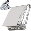 АВАРИЙНОЕ ТЕРМАЛЬНОЕ ОДЕЯЛО С СЕРЕБРЯНОЙ ФОЛЬГОЙ LIFE MAT 160 x 210 см НАБОР