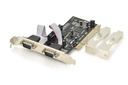 Rozširujúca karta/Ovládač RS232 PCI, 2xDB9,,: Druh ovládača LPT/RS (PCI)