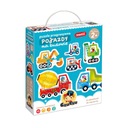 Puzzle pojazdy na budowie 33 elementy 2+ czuczu