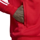 Bluza męska rozpinana adidas Originals czerwona XS Wzór dominujący logo