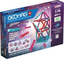 Geomag Магнитные блоки с блестками, переработанные, 60 шт. с блестками