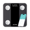 Електронні ваги для ванної кімнати Alpha - додаток польською мовою Аналітика