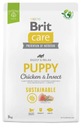 Brit Care Dog Sustainable Puppy 3 kg kuracieho hmyzu Počet kusov v balení 1 ks