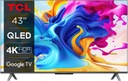 TCL 43C645 43-дюймовый 4K UHD Google TV QLED-телевизор