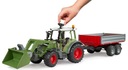 Bruder 02182 Traktor Fendt Vario 211 s nakladačom Dĺžka 57 cm