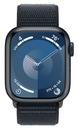 Inteligentné hodinky Apple Watch 9 modrá Materiál remienka guma