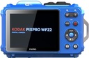 Digitálny fotoaparát Kodak WPZ2 modrý Veľkosť snímača 1/2.3"