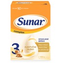 Sunar Complex 3, detské mlieko, 6x600g Hmotnosť 600 g