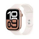 Apple Watch 10 GPS 46 мм алюміній + спортивний ремінець S/M ніжно-рожевий