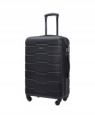 Велика дорожня валіза на колесах Hard ABS PUCCINI Black ABS024A-1