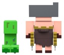 Figúrka Minecraft Legends 8 cm 2 ks – Creeper vs. Piglin Bruiser GYR98 Počet kusov 2 ks