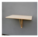 Stôl Dajar drevo skládací béžová a hnedá