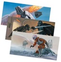 Star Wars Predprodukčná ilustrácia 100 kusov panoramatických pohľadníc Obeh čisté