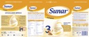 Sunar Complex 3, detské mlieko, 6x600g Počet kusov v súprave 6