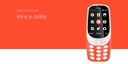 Mobilný telefón Nokia 3310 (2017) 16 MB / 16 MB 2G červená Materiál plast