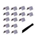 КОМПЛЕКТ 4 SZT. ОБТІЧНИК (DEFLEKTOROW) DO FORD FOCUS MK3 4/5-DRZWI (2011–2018  (18588907110) фото min 10