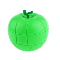 1PC Green Apply Shaped Cube Kids Chilren Speed Puzzle Toys Gift