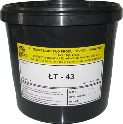 Smar łt 43 Towot Do łożysk łożyskowy 09kg Smar łt 43 Towot Do łożysk łożyskowy 09kg