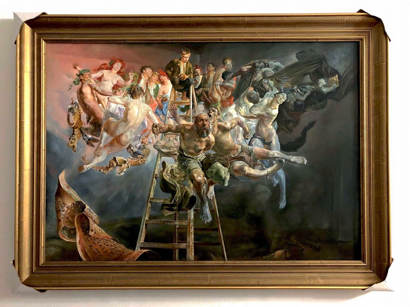 Interpretacja Obrazu Błędne Koło W Kontekście Wesela OBRAZ OLEJNY BŁĘDNE KOŁO 120X90 MALCZEWSKI KOPIA 7419376598 - Allegro.pl