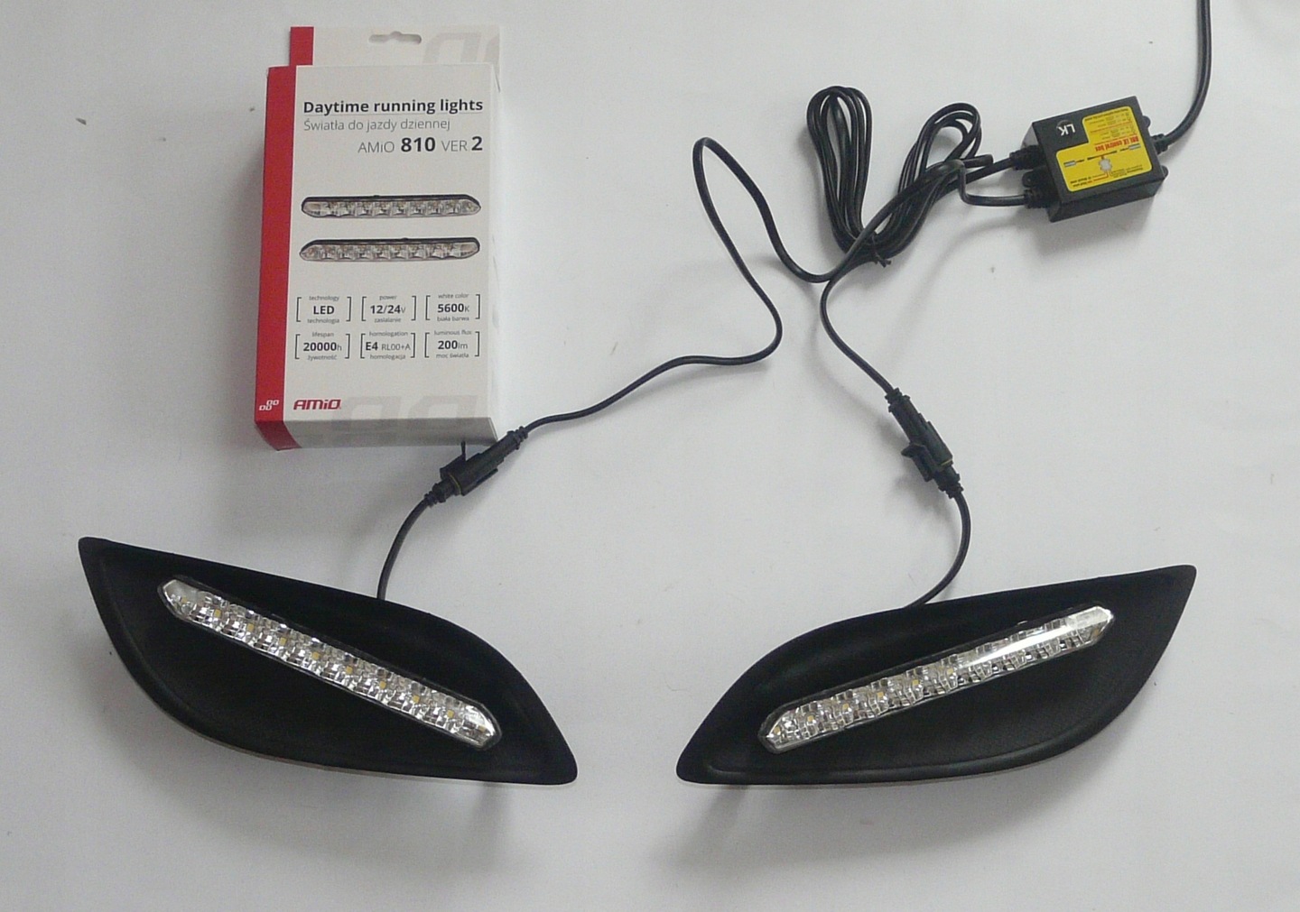 Lampy światła dzienne DRL LED Toyota Yaris 0911