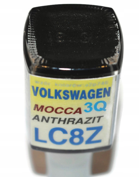 VW LC8Z MOCCA ANTHRAZIT LAKIER ZAPRAWKA DO RYS ARA