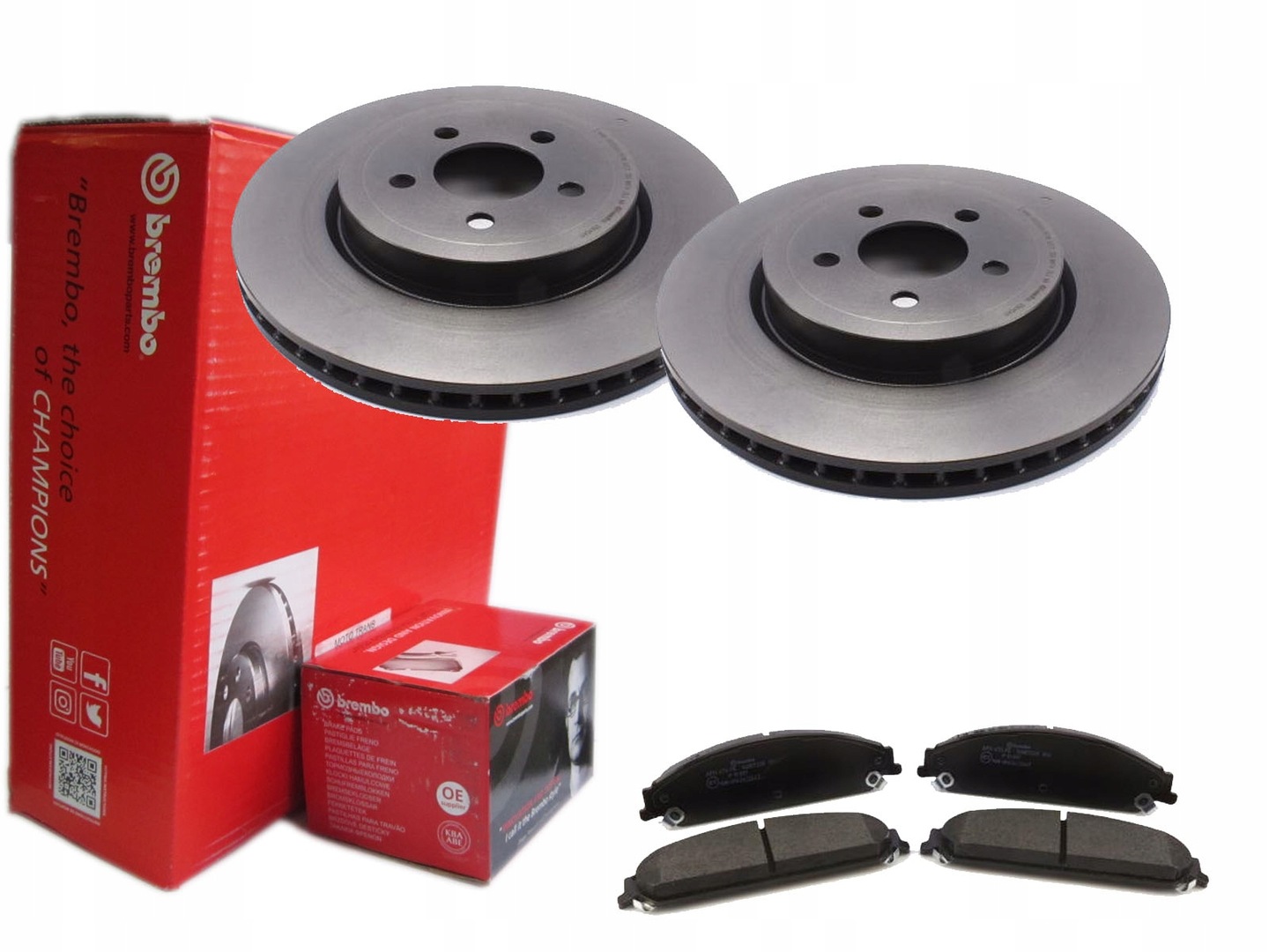 TARCZE KLOCKI BREMBO PRZÓD CHRYSLER 300C 345MM 8066145561