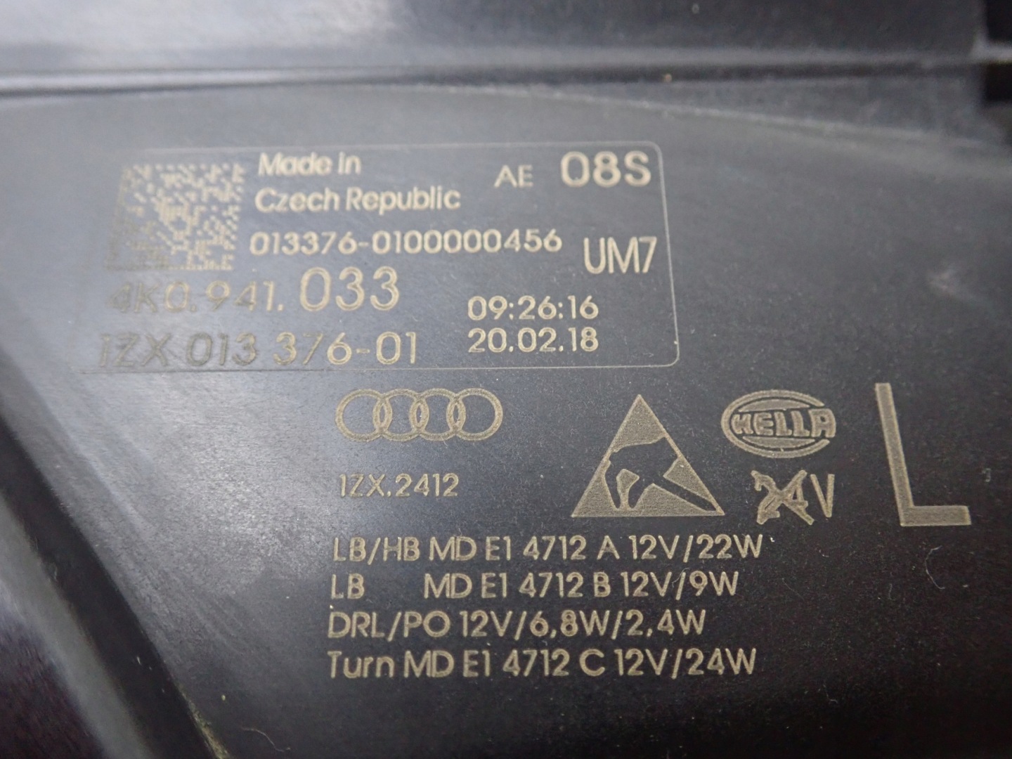 Frontscheinwerfer Audi A6 4K0941034P LED Links Scheinwerfer Headlight - Thumbnail 10