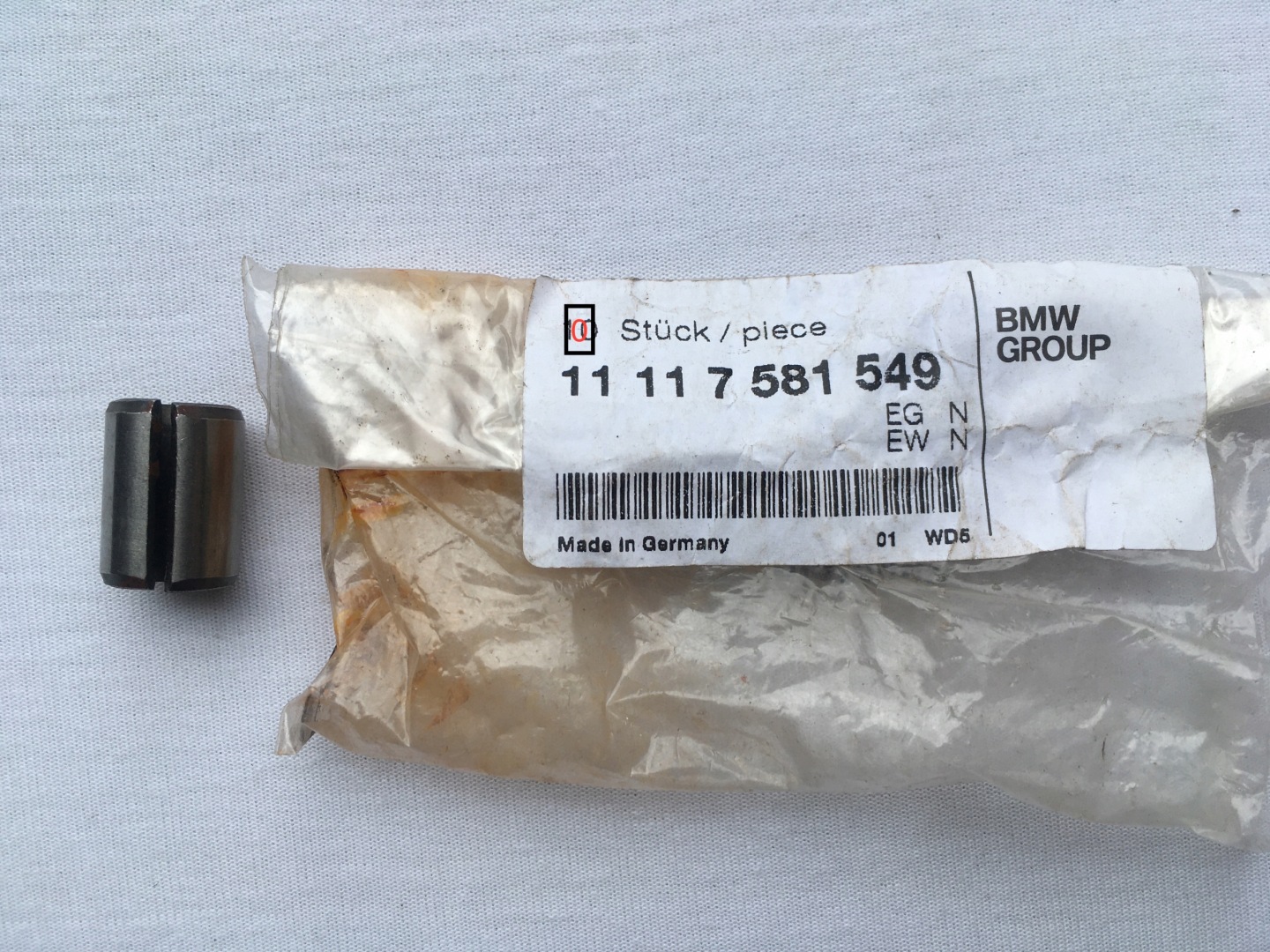 BMW 11117581549 cilindro įvorė