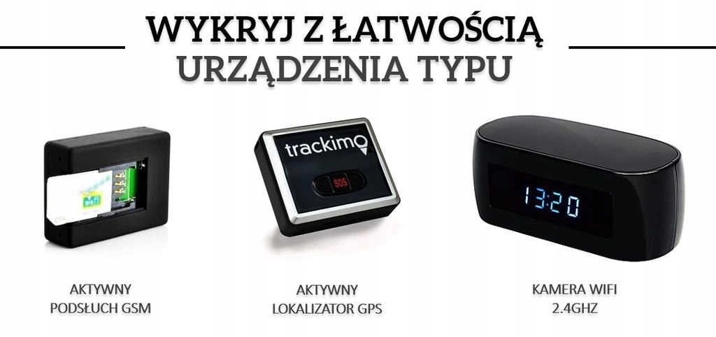podsłuchów WIFI, Wykrywacz SIM RF-750 GPS kamer lokalizatorów i