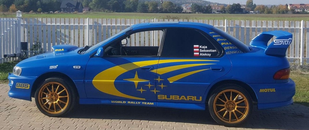 Naklejki Subaru Impreza WRC WYS. JAKOŚĆ POLIMER