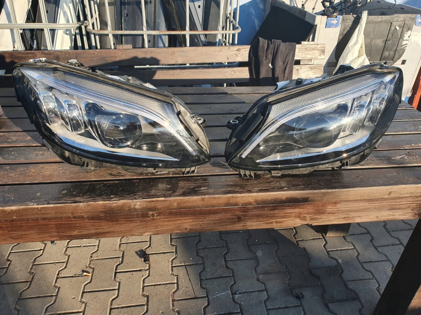 Frontscheinwerfer Mercedes-Benz C-Klasse W205 Multibeam LED Links Headlight - Thumbnail 1