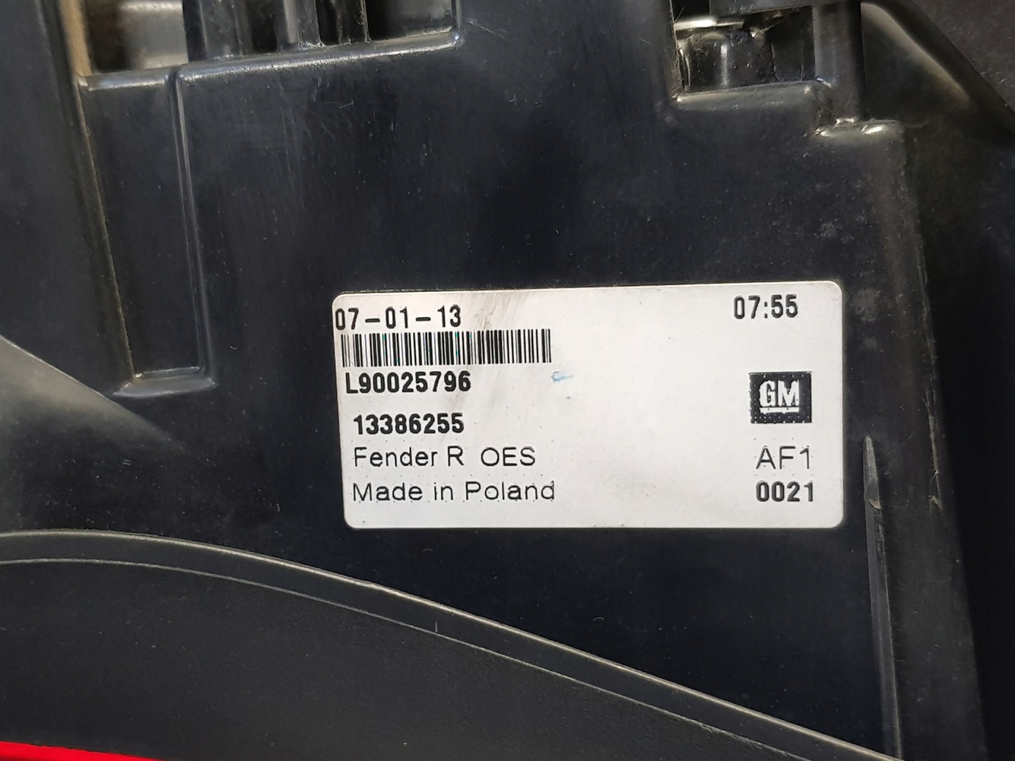 Opel Astra Rückleuchte 13386255 Rearlamp - Thumbnail 10