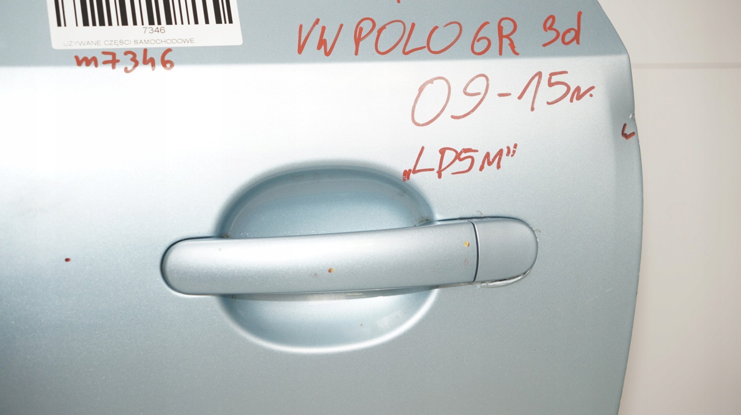 VW Polo V Tür Vorne Links Door Porta Porte - Thumbnail 7