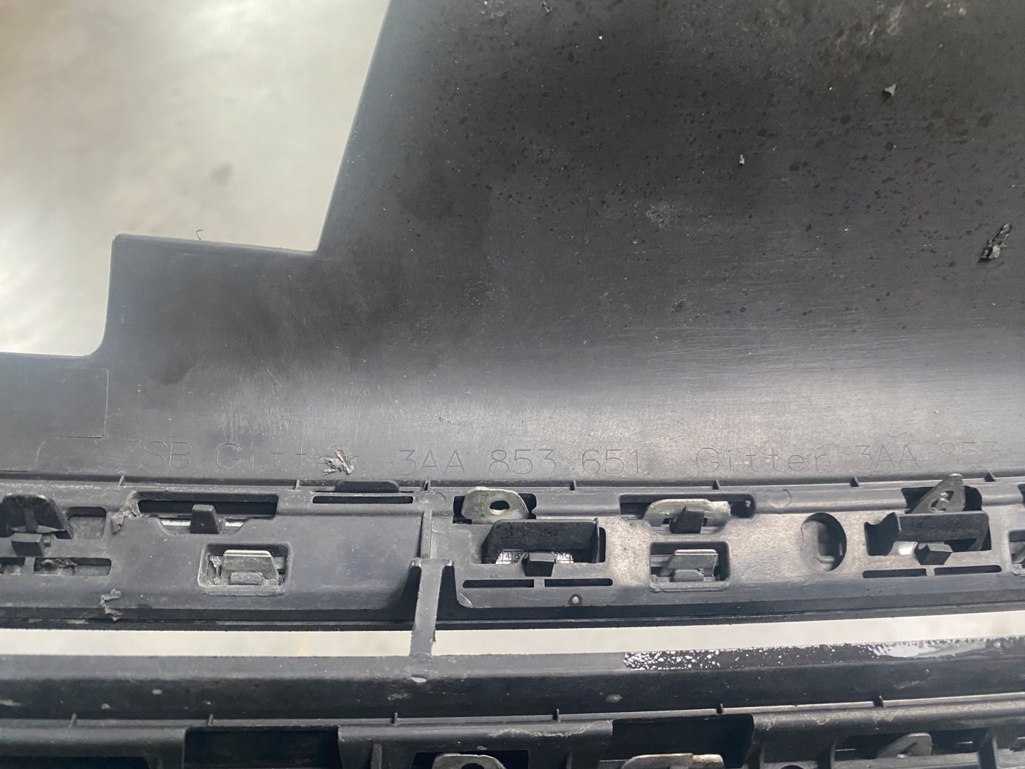 VW Passat B7 Kühlergrill FRONTGRILL Kühlergitter 3AA853651 - Thumbnail 11