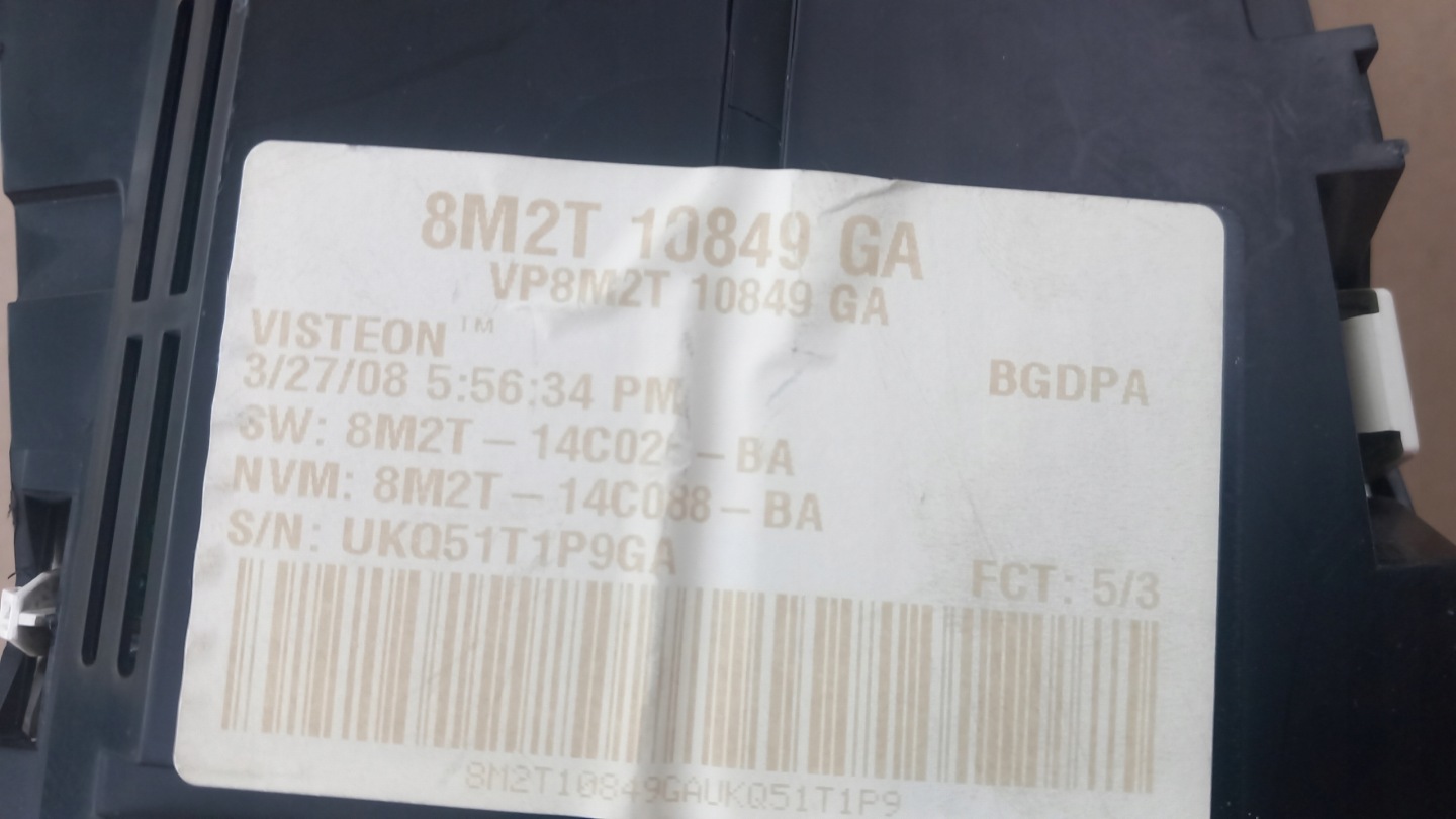 Ford S-MAX I Mk1 8M2T10849GA Screen Kombiinstrument Tacho - Thumbnail 4