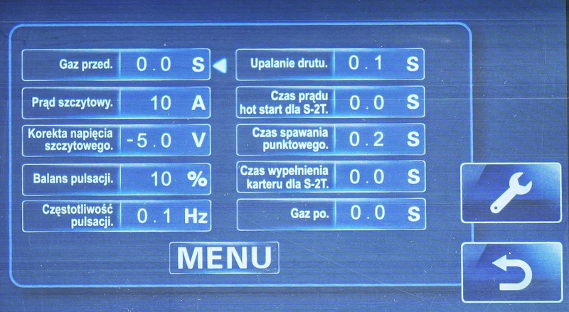 SPAWARKA INWERTEROWA IDEAL TECNO MIG 286 PULSE SYNERGIC LCD 400V 280A MAG
