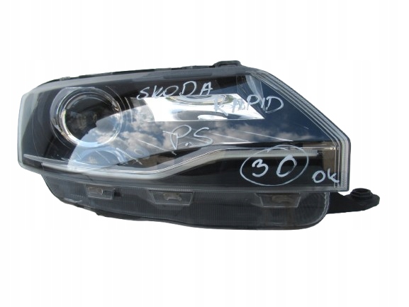Frontscheinwerfer Skoda Rapid Roomster 5J 5JB941016C Bi-Xenon Rechts Headlight - Thumbnail 1