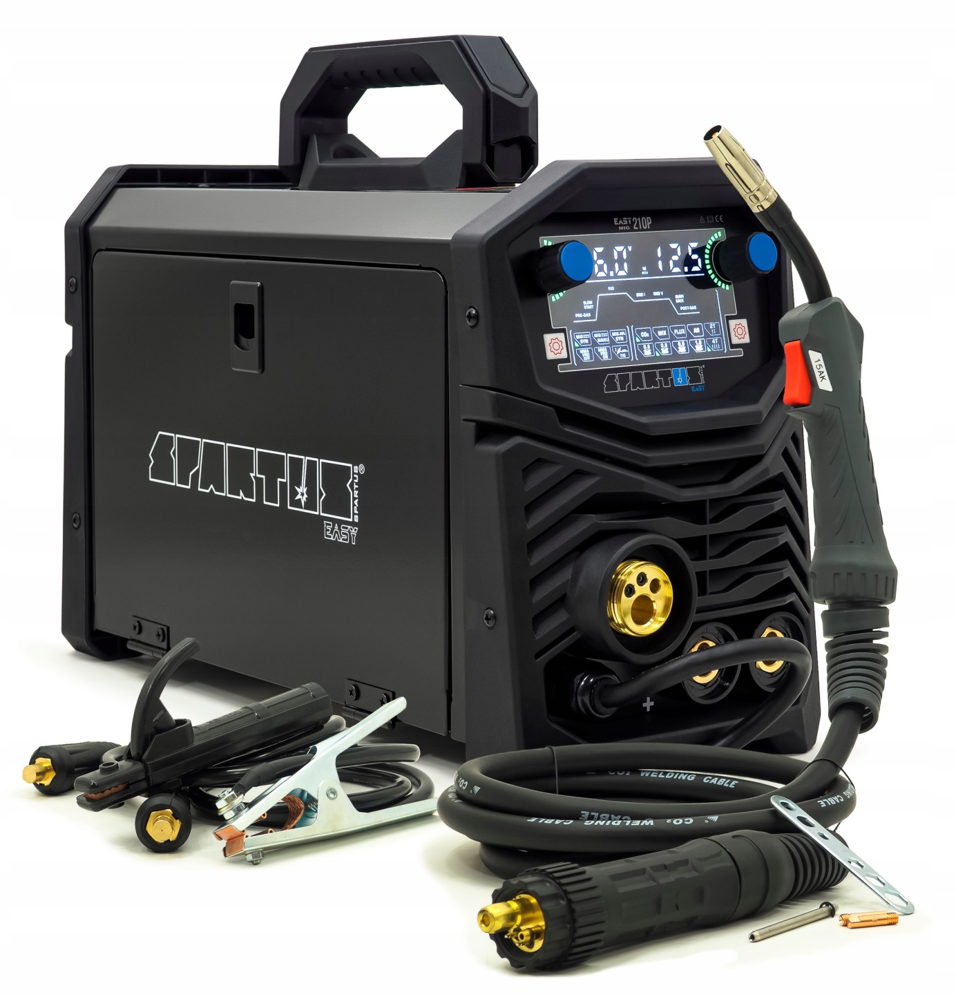 Spawarka SPARTUS EasyMIG 210P PULSE Easy MIG Synergia