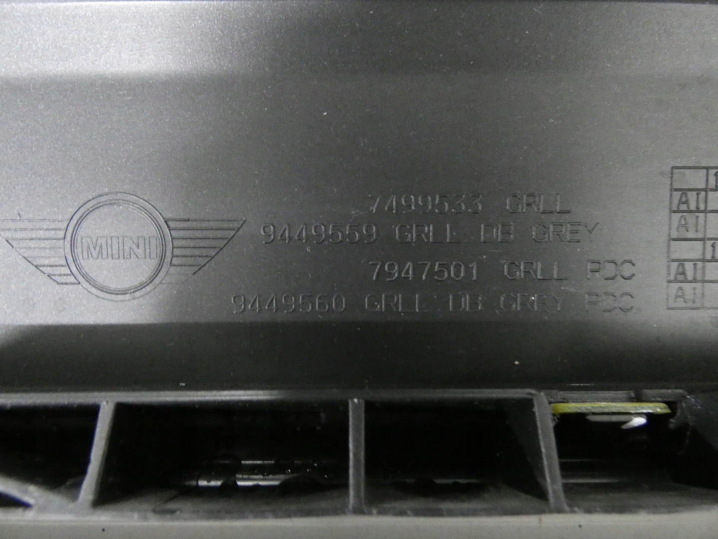 Mini MINI R59 Kühlergrill FRONTGRILL Kühlergitter 7499533 - Thumbnail 5