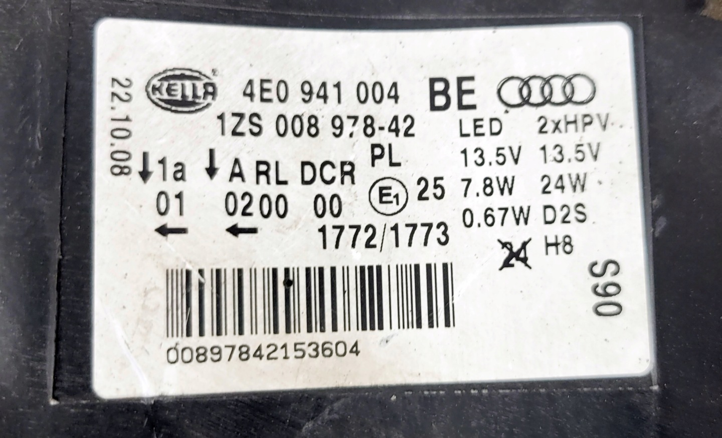 Frontscheinwerfer Audi A8 4E0941004BE Bi-Xenon Rechts Scheinwerfer Headlight - Thumbnail 6