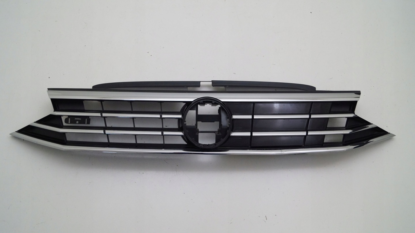 VW Passat B8 Kühlergrill FRONTGRILL Kühlergitter 3G0853653PC - Thumbnail 1