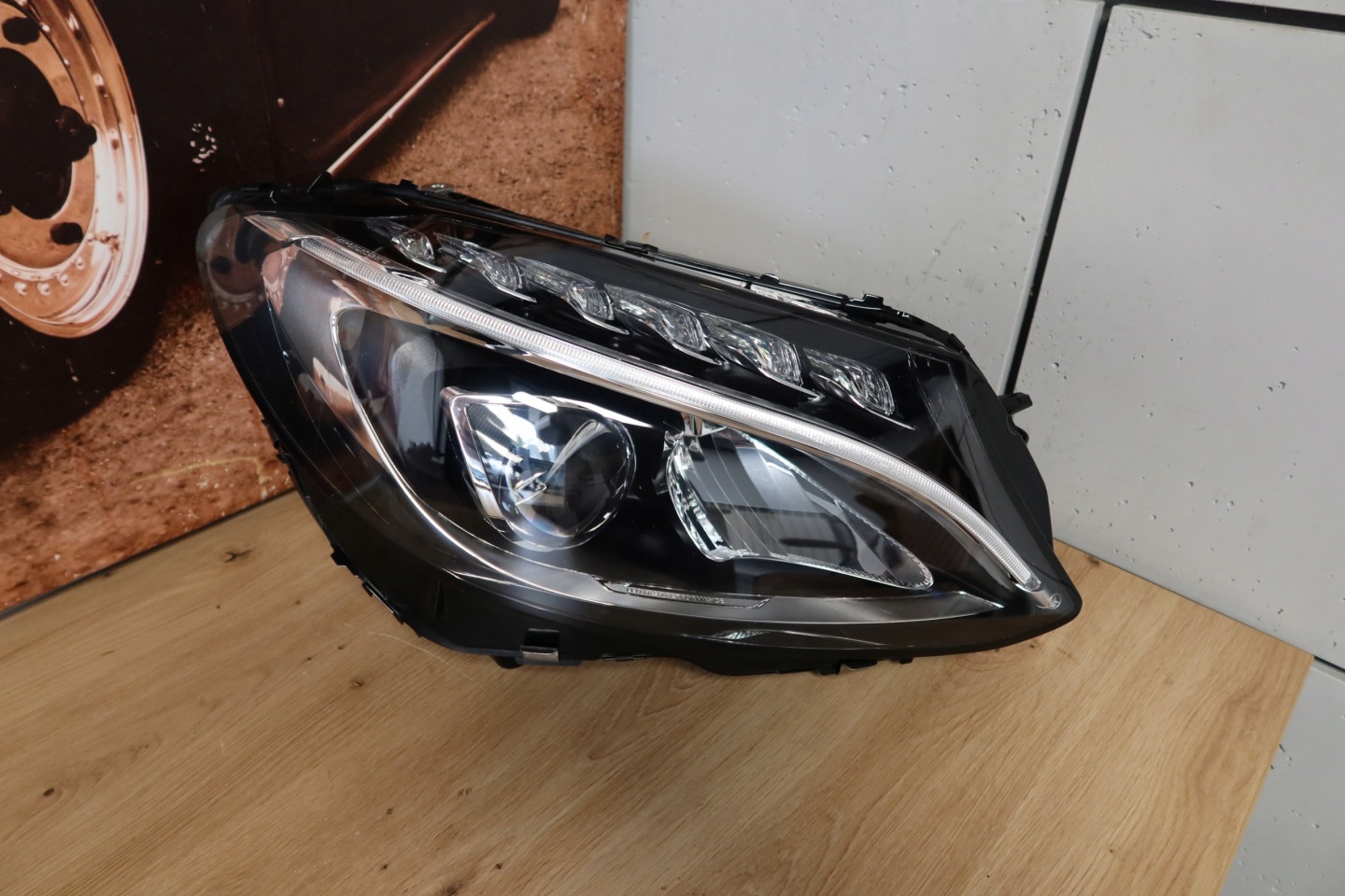 Frontscheinwerfer Mercedes-Benz C-Klasse W205 A2059062604 High Performance LED Rechts Headlight - Thumbnail 1