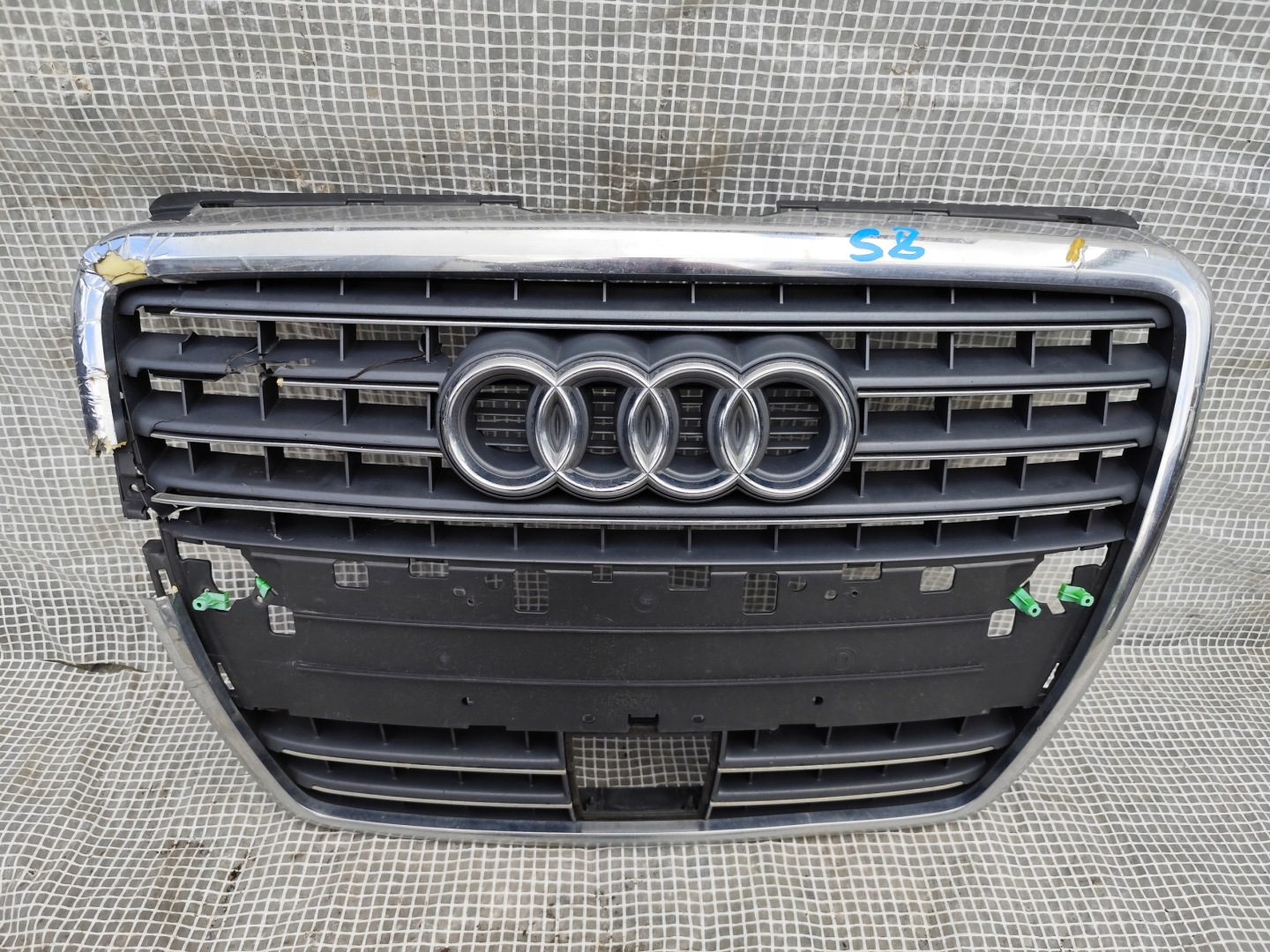 Audi A8 Kühlergrill FRONTGRILL Kühlergitter 4E0853651AB - Thumbnail 1