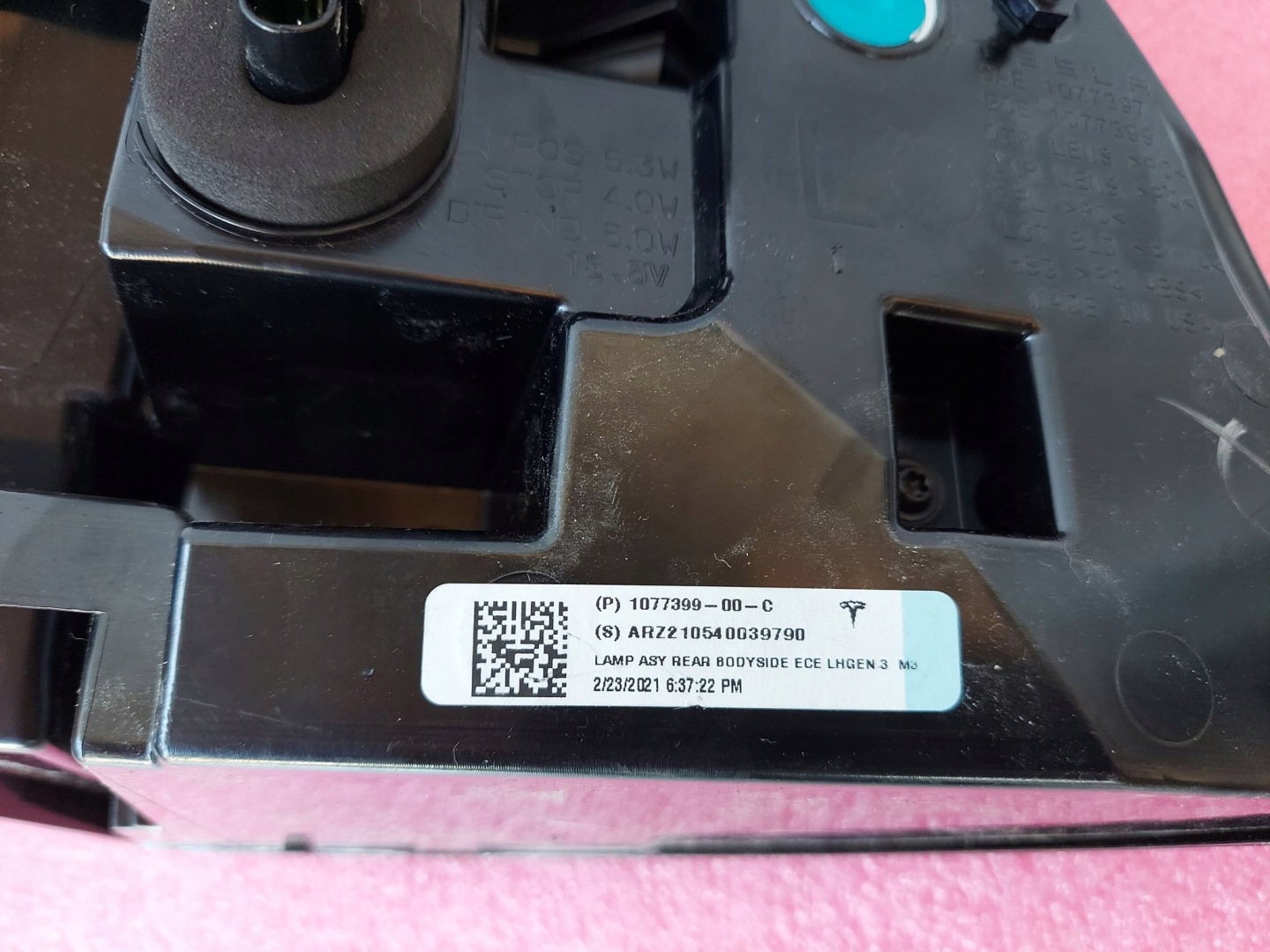 Tesla Model 3 003 Rückleuchte 107739900C Rearlamp - Thumbnail 5