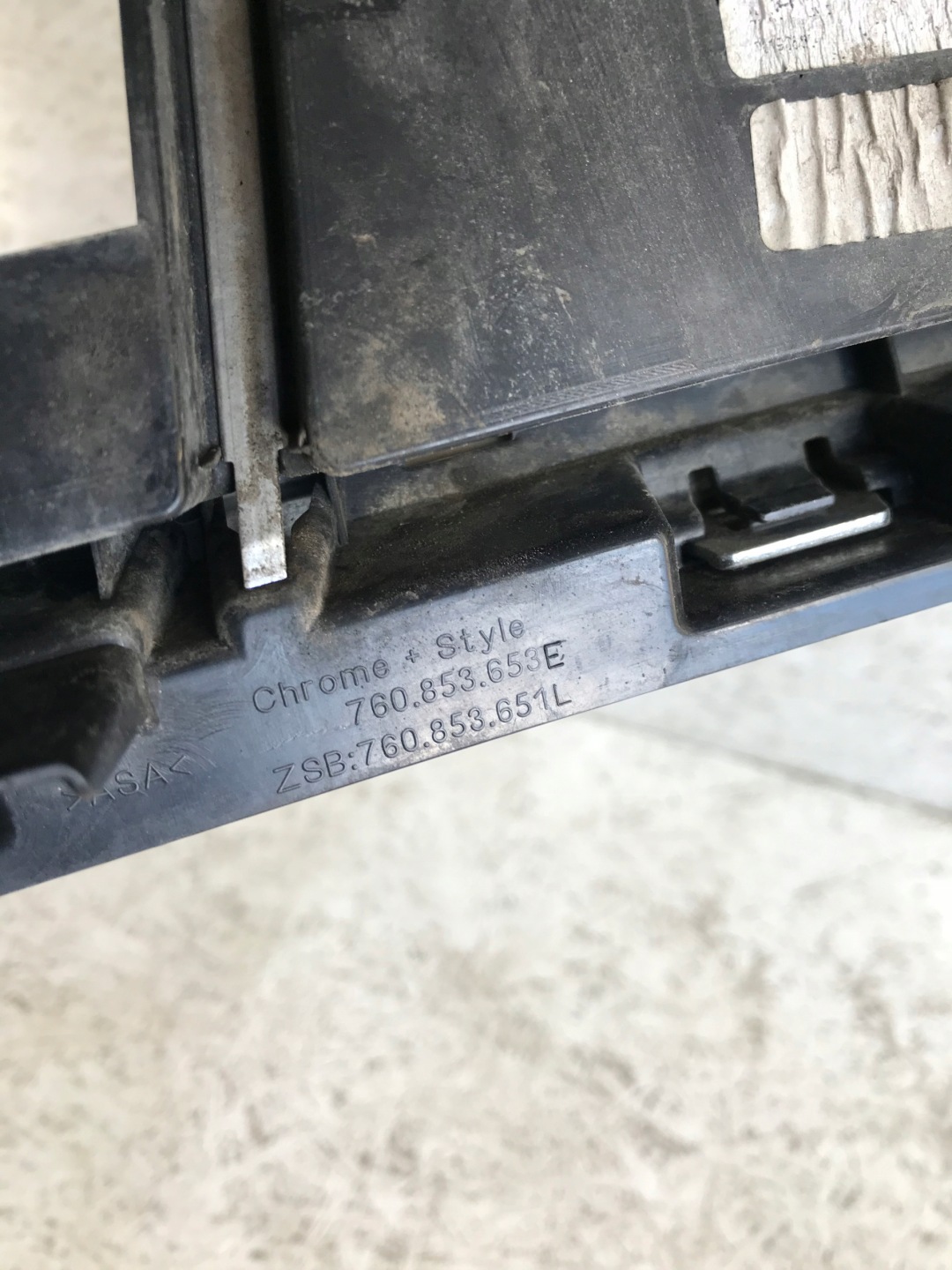 VW Touareg 760 Kühlergrill FRONTGRILL Kühlergitter 760853653 - Thumbnail 8
