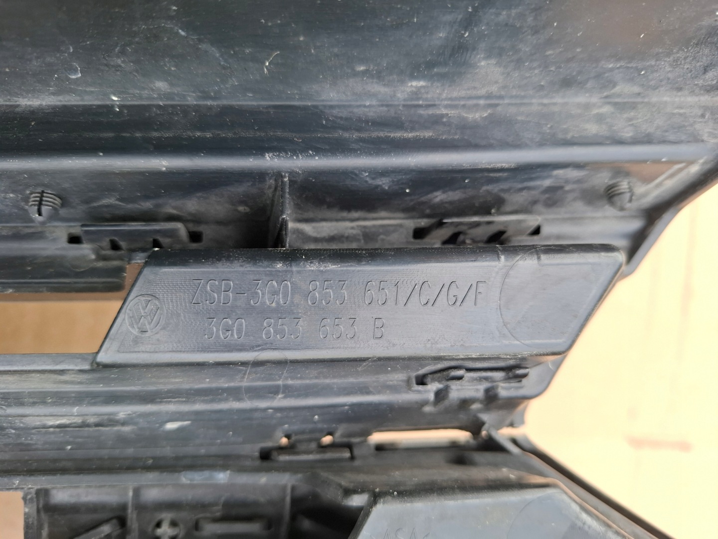 VW Passat B8 Kühlergrill FRONTGRILL Kühlergitter 3G0853653B - Thumbnail 11