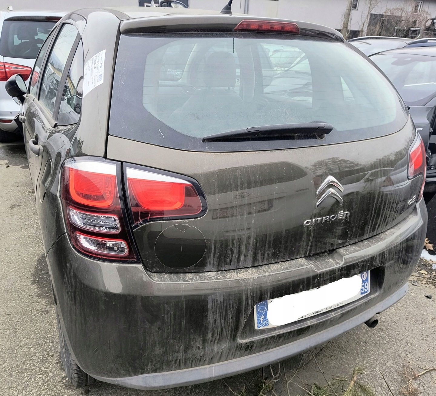Citroen C3 Tür Hinten Links Door 9800624480WK Porta Porte - Thumbnail 9